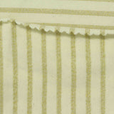 Gold Horizontal-Stripe Jersey Knit, Cotton — photo 3