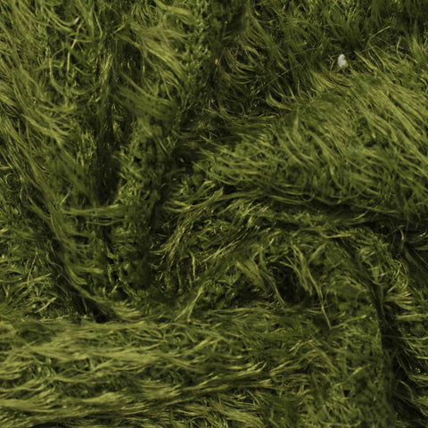 Polyester Stretch Chenille Fabric, 328 gsm, 153 cm — Khaki
