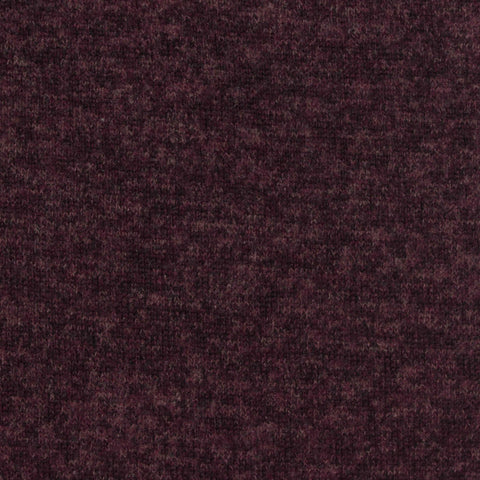 Dark Red Marl Chunky Knit, Poly-Viscose, 210 gsm