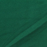 Cotton Polyester Stretch Rib Knit Fabric, 290 gsm, 115 cm — Green — photo 3