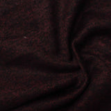 Dark Red Marl Chunky Knit, Polyester — photo 3