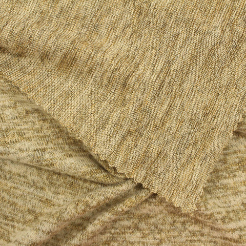 Light Beige Fine-Marl Chunky Knit, Poly-Viscose