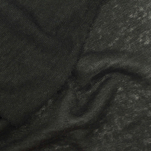 Dark Grey Marl Jersey Knit, Linen