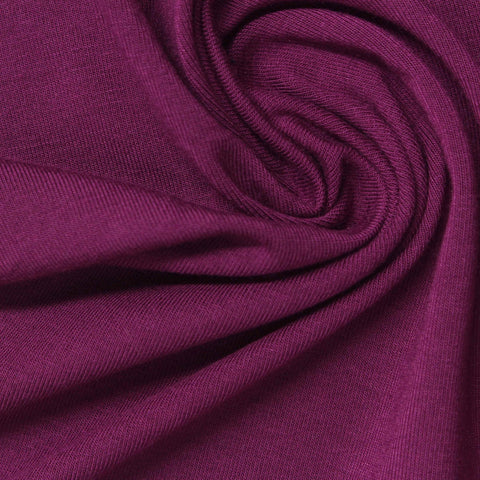 Viscose Stretch Jersey Knit Fabric, 240 gsm, 165 cm — Purple