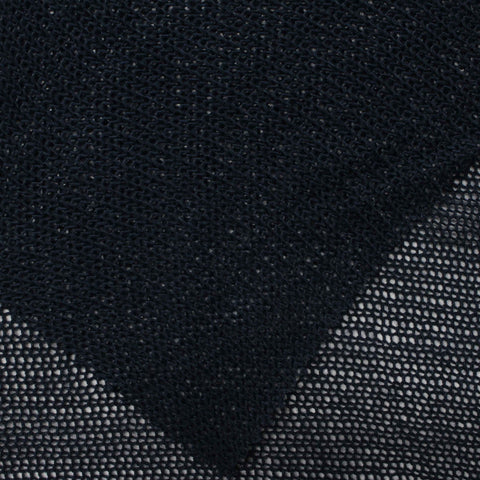Navy Marl Chunky Knit, Cotton