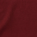 Polyester Cotton Stretch Rib Knit Fabric, 286 gsm, 128 cm — Red — photo 3
