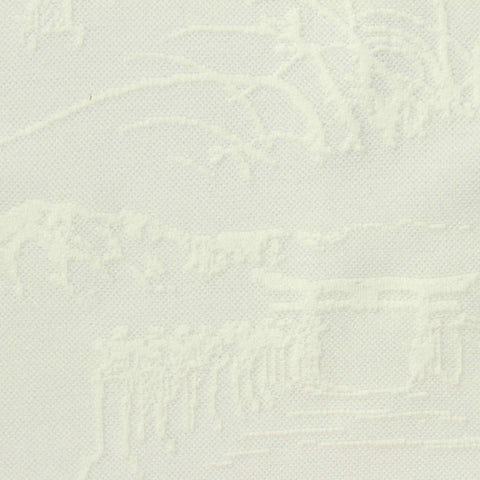 Cream Tone-on-Tone Jacquard, Polyester, 165 gsm