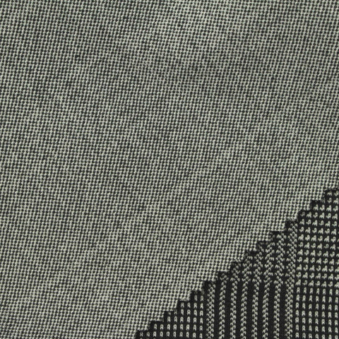 Black Geometric Jacquard, Polyester, 290 gsm, 165 cm