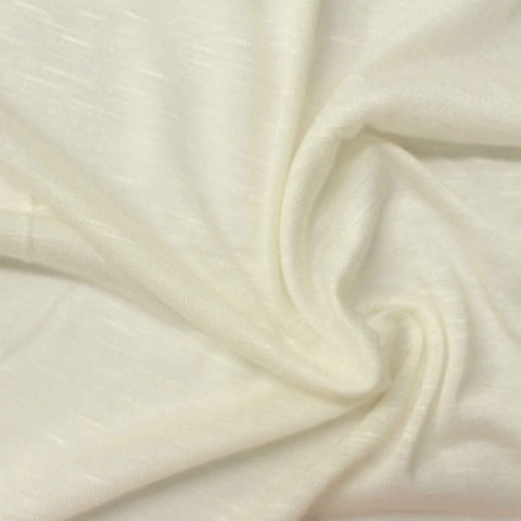 Slub 100% Viscose Jersey Knit Fabric, 105 gsm, 165 cm — Beige