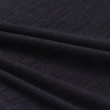 Navy Marl Jersey Knit, Poly-Viscose — photo 3
