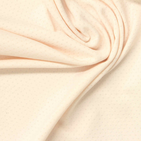 Cream Dots Mesh, Nylon