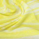 Yellow Horizontal-Stripe Knit, Viscose-Poly — photo 3