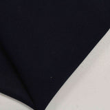 Brushed Polyester Stretch Scuba Knit Fabric, 419 gsm — Black — photo 3