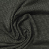 Dark Grey-Green Marl Jersey Knit, Polyester — photo 3