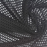 Jacquard Cotton Polyester Stretch Knit Fabric, 160 gsm, 150 cm — Black — photo 3