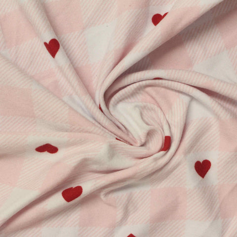 Red Hearts Milk Silk Knit, Polyester, 180 gsm