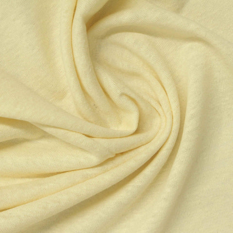 Jersey Knit Fabric, 130 gsm, 160 cm — Yellow