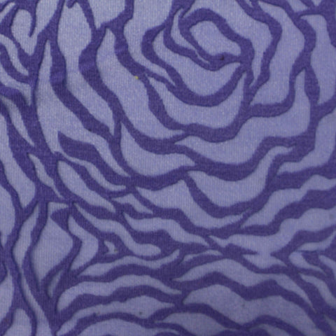 Purple Zebra Rib Knit