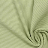 Viscose Stretch Rib Knit Fabric, 450 gsm — Green — photo 3