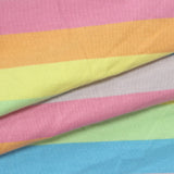 Pastel Pink Horizontal-Stripe Jersey Knit — photo 3
