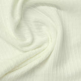 Polyester Stretch Rib Knit Fabric, 260 gsm, 195 cm — White — photo 3