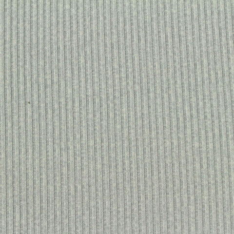 Grey Heather Rib Knit, Polyester
