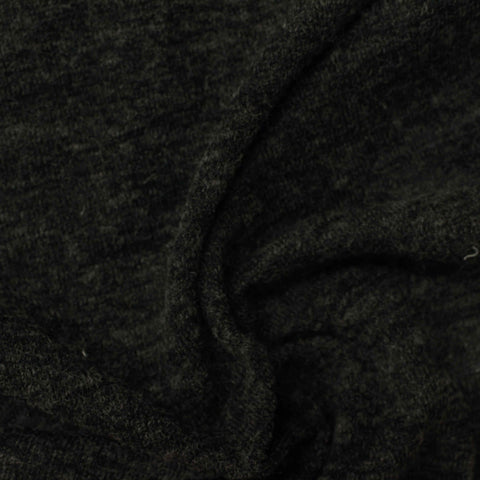 Dark Grey Marl Chunky Knit, Acrylic, 175 gsm