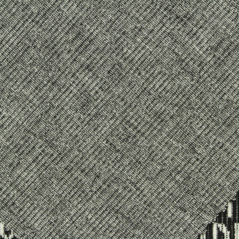 Jacquard Polyester Viscose Stretch Rib Knit Fabric, 250 gsm, 160 cm — Black