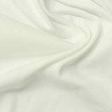 100% Cotton Interlock Knit Fabric, 185 gsm, 172 cm — White — photo 3