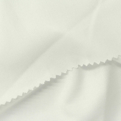 Cotton Polyester Piqué Knit Fabric, 200 gsm, 193 cm — Beige
