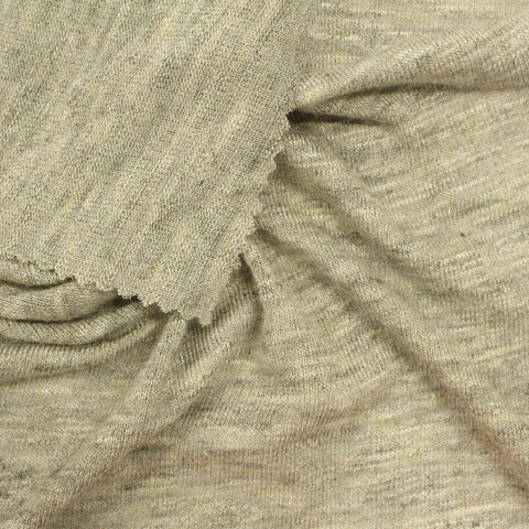 Heathered Grey Marl Chunky Knit, Viscose, 145 gsm