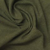 Cotton Polyester Stretch Rib Knit Fabric, 210 gsm, 132 cm — Green — photo 3