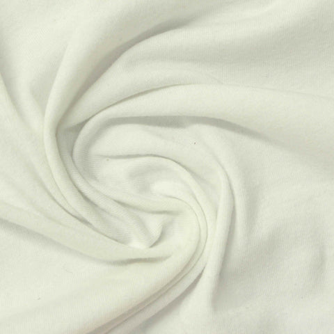 Cotton Stretch Jersey Knit Fabric, 160 gsm, 160 cm — Beige