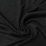 Polyester Viscose Jersey Knit Fabric, 146 gsm, 170 cm — Black — photo 3