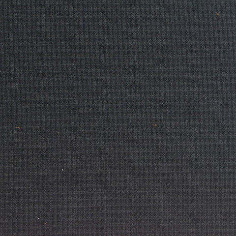 Dark Grey Marl Waffle Knit, Cotton-Poly, 200 gsm