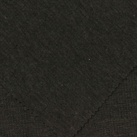 Dark Grey Marl Waffle Knit, Polyester, 240 gsm