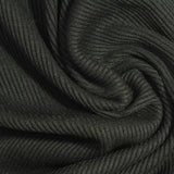 Polyester Viscose Stretch Rib Knit Fabric, 400 gsm, 125 cm — Green — photo 3