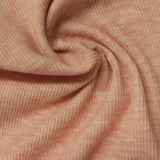 Pink Marl Rib Knit, Poly-Cotton — photo 3