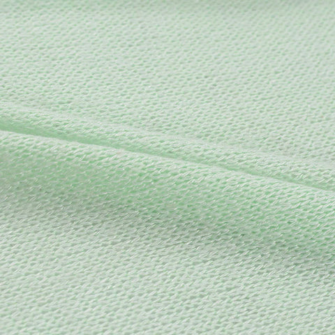 Viscose Polyester Stretch Chunky Knit Fabric, 153 gsm, 154 cm — White