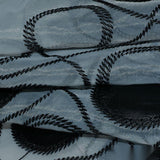 Black Lines Voile, Polyester — photo 3