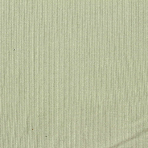 Pale Sage Rib Knit, Viscose