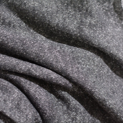 Light Grey Marl French Terry, Poly-Cotton, 162 gsm