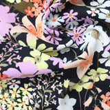 Pink Floral Woven, Viscose — photo 3