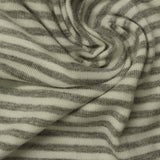 Dark Grey Horizontal-Stripe Jersey Knit, Viscose — photo 3