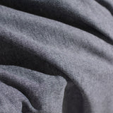 Heather Grey Marl Interlock Knit, Polyester — photo 3