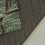 Dark Brown Textured Jacquard, Poly-Cotton — photo 3