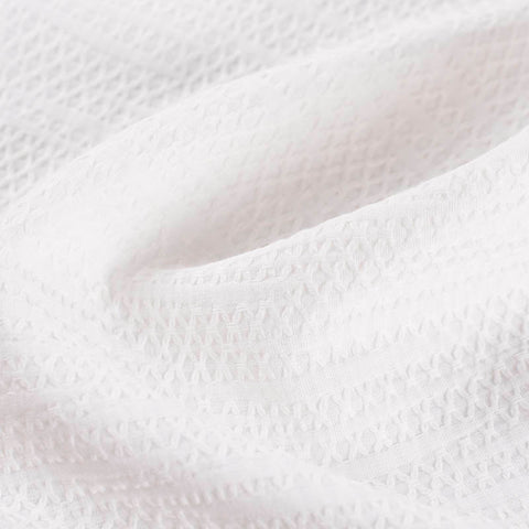 White Tone-on-Tone Jacquard, Cotton