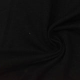 Nylon Viscose Stretch Ponte Knit Fabric, 325 gsm, 160 cm — Black — photo 3