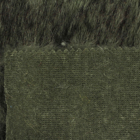 Dark Green Marl Knit, Acrylic-Poly