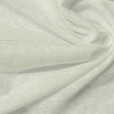 Cotton Polyester Jersey Knit Fabric, 155 gsm, 158 cm — White — photo 3